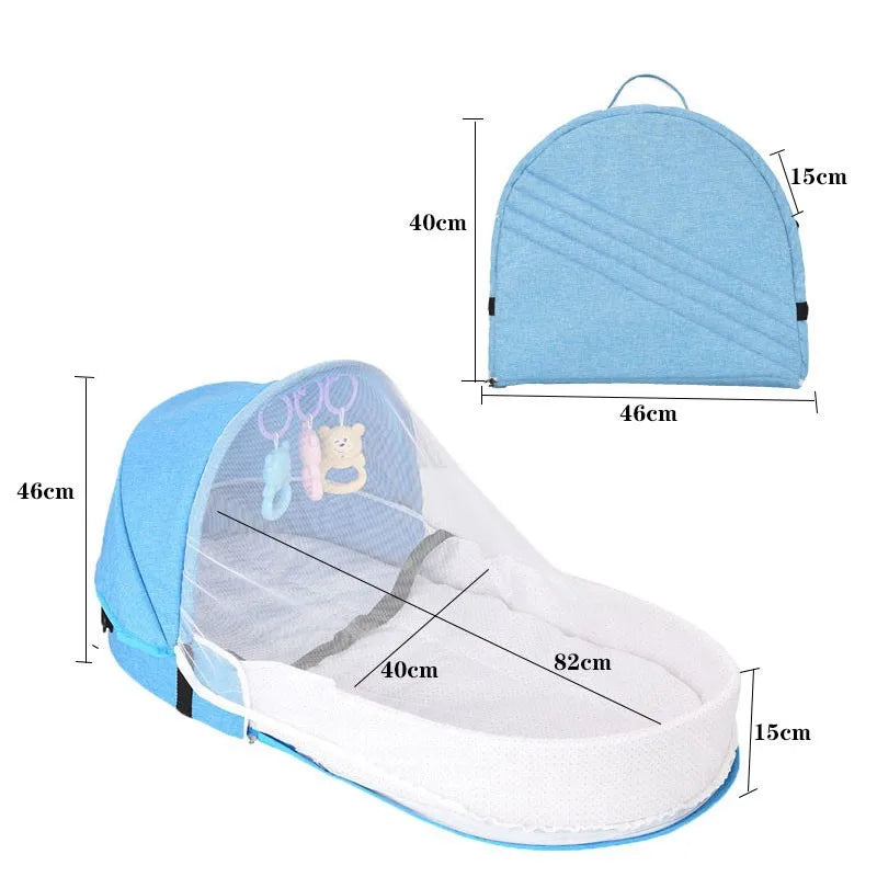 Baby travel Bed Netting Sleeping Basket