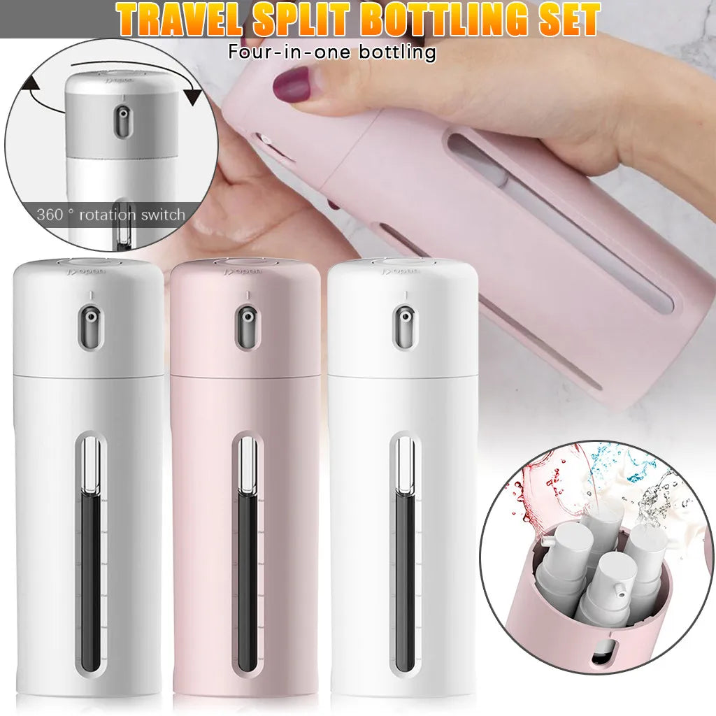 Travel Dispenser Split Bottle Shampoo Lotion Shower